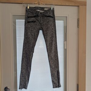 Rag and Bone Black and White Textured Pants (1019-209)
